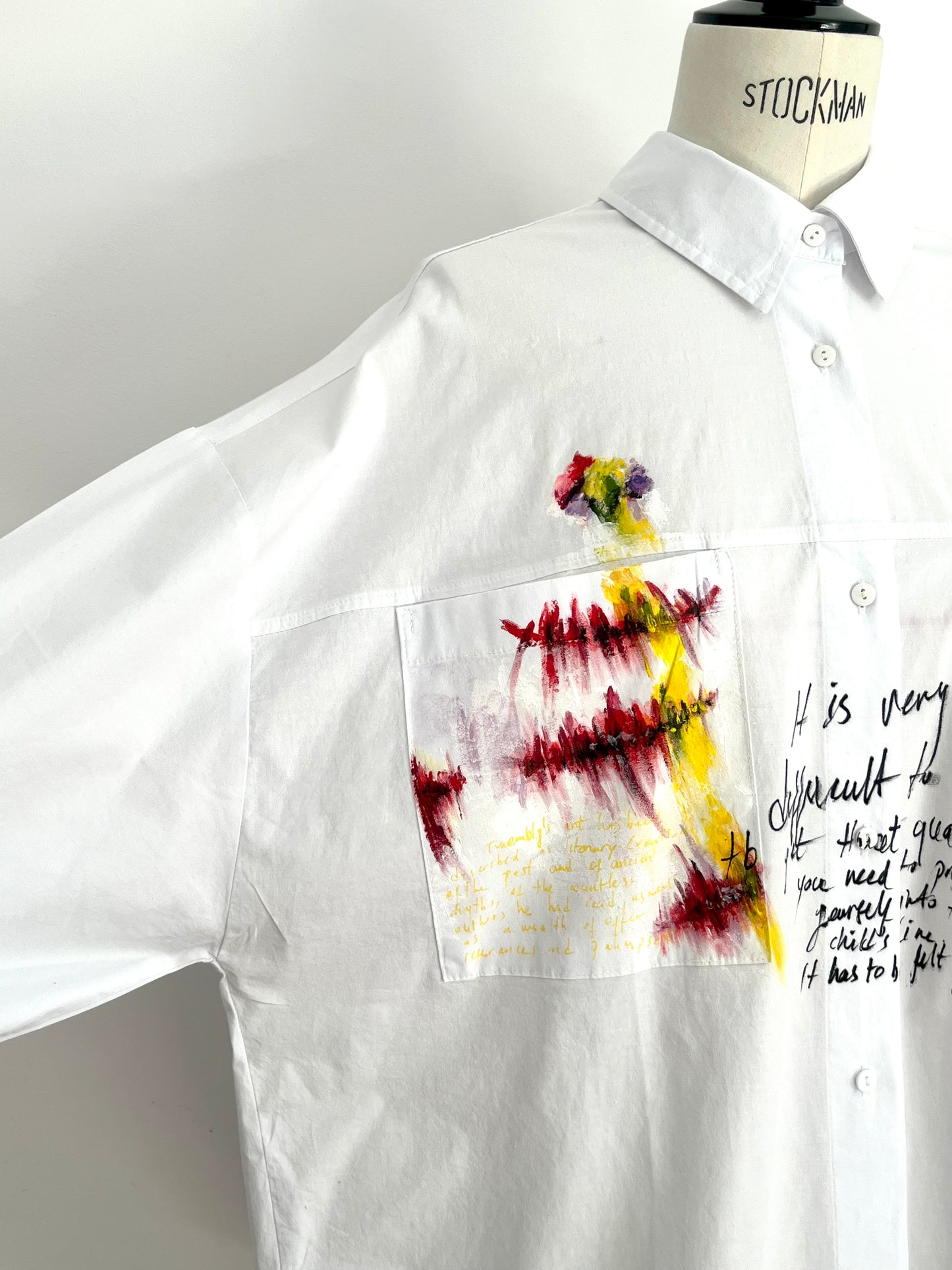 Twombly Spring Handpainted Cotton Shirt