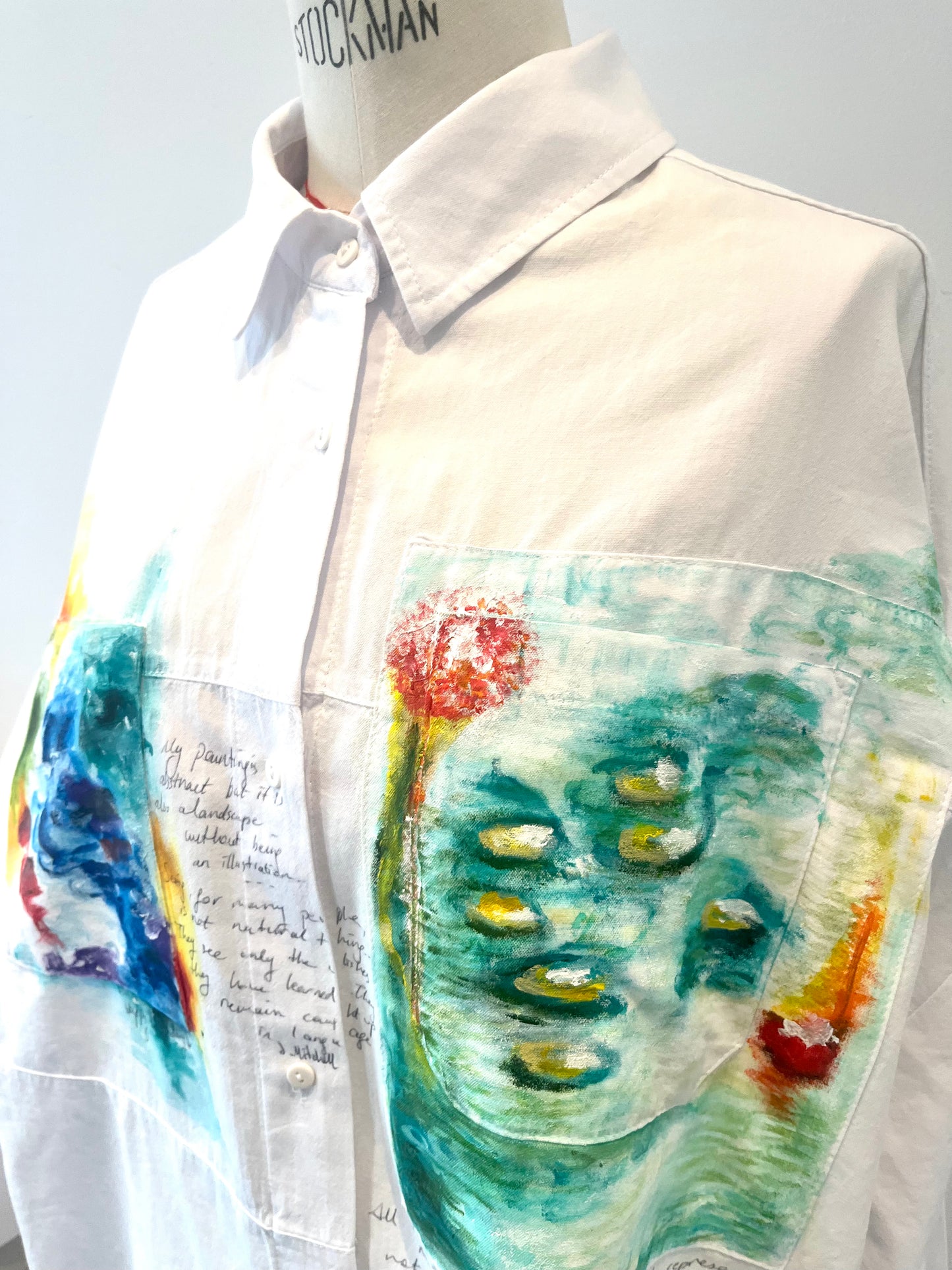 Monet-Mitchell Handpainted Cotton Shirt