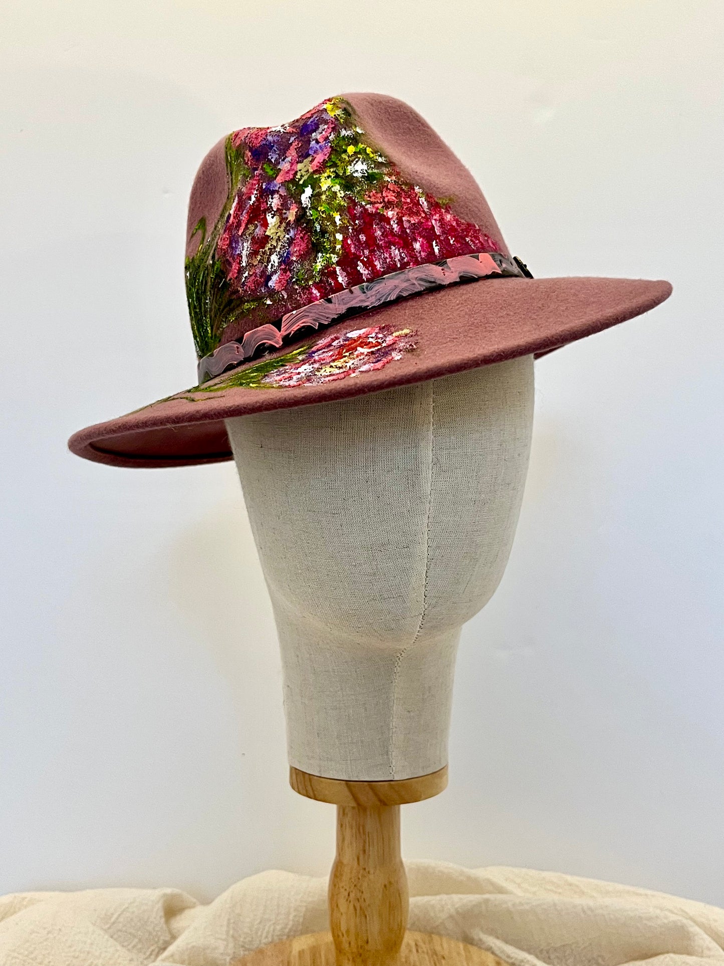 Echo Flower Wool Fedora