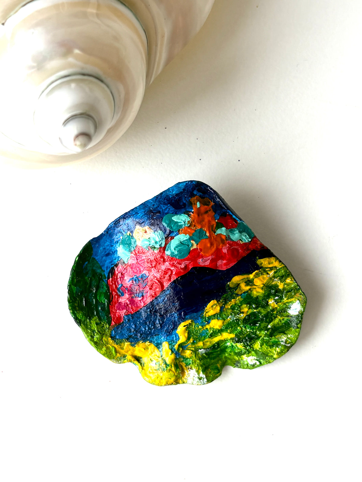Wassily Kandinsky inspired landscape brooch pin CALI collection