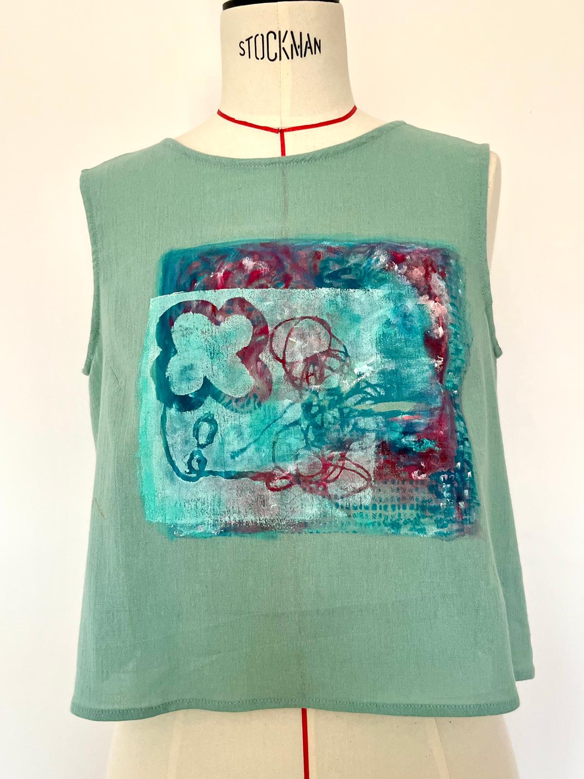 Palette Tee Hand Painted Cotton Top