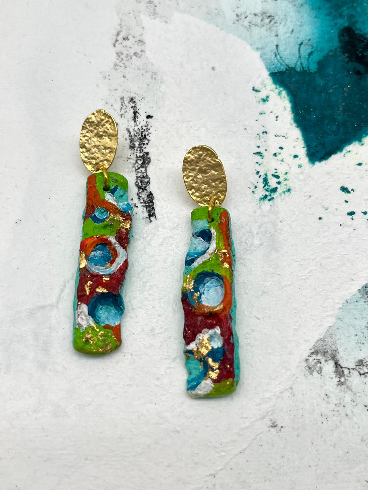 Dream Handmade and Painted Earring