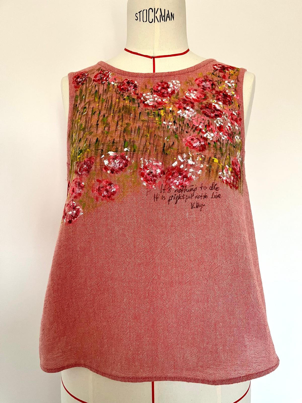 Blossom Hand Painted Cotton Top