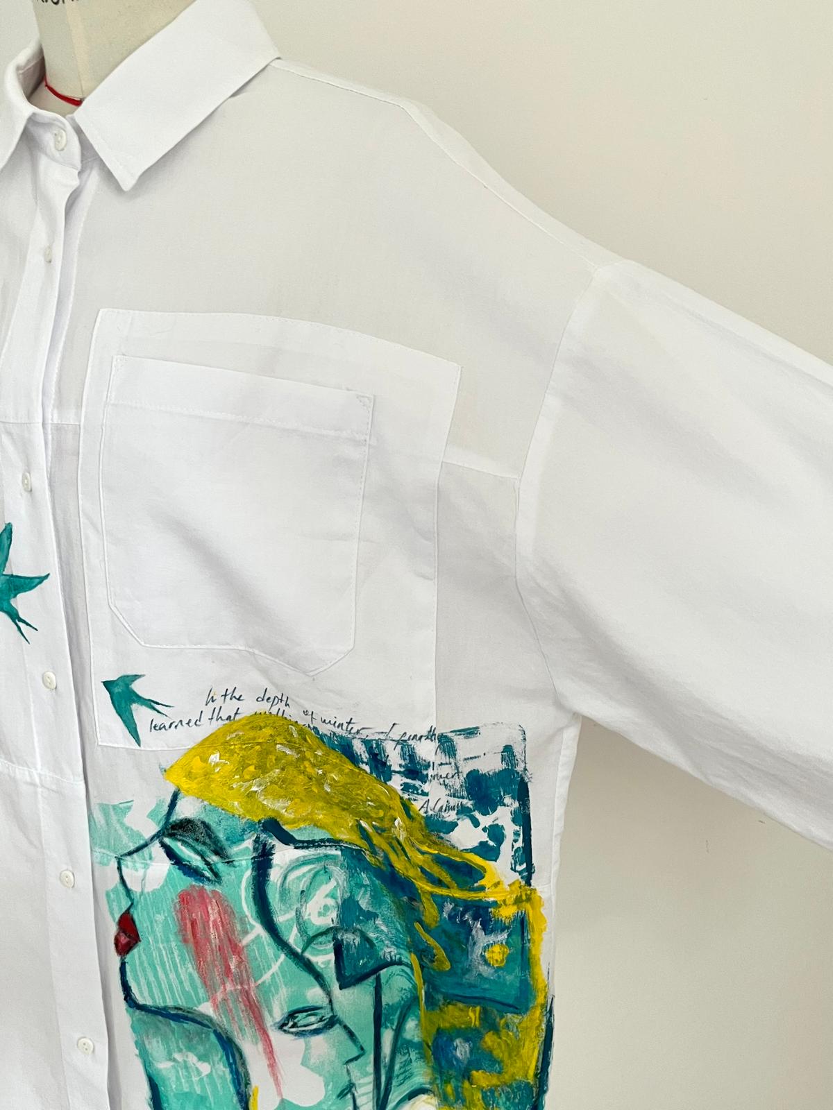 Aura Hand Painted Cotton Shirt