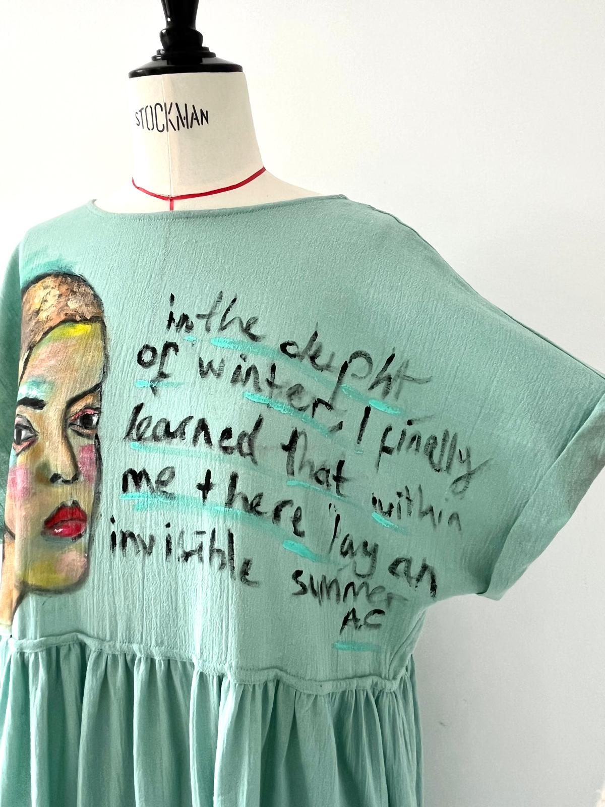 Lili Hand Painted Cotton Dress