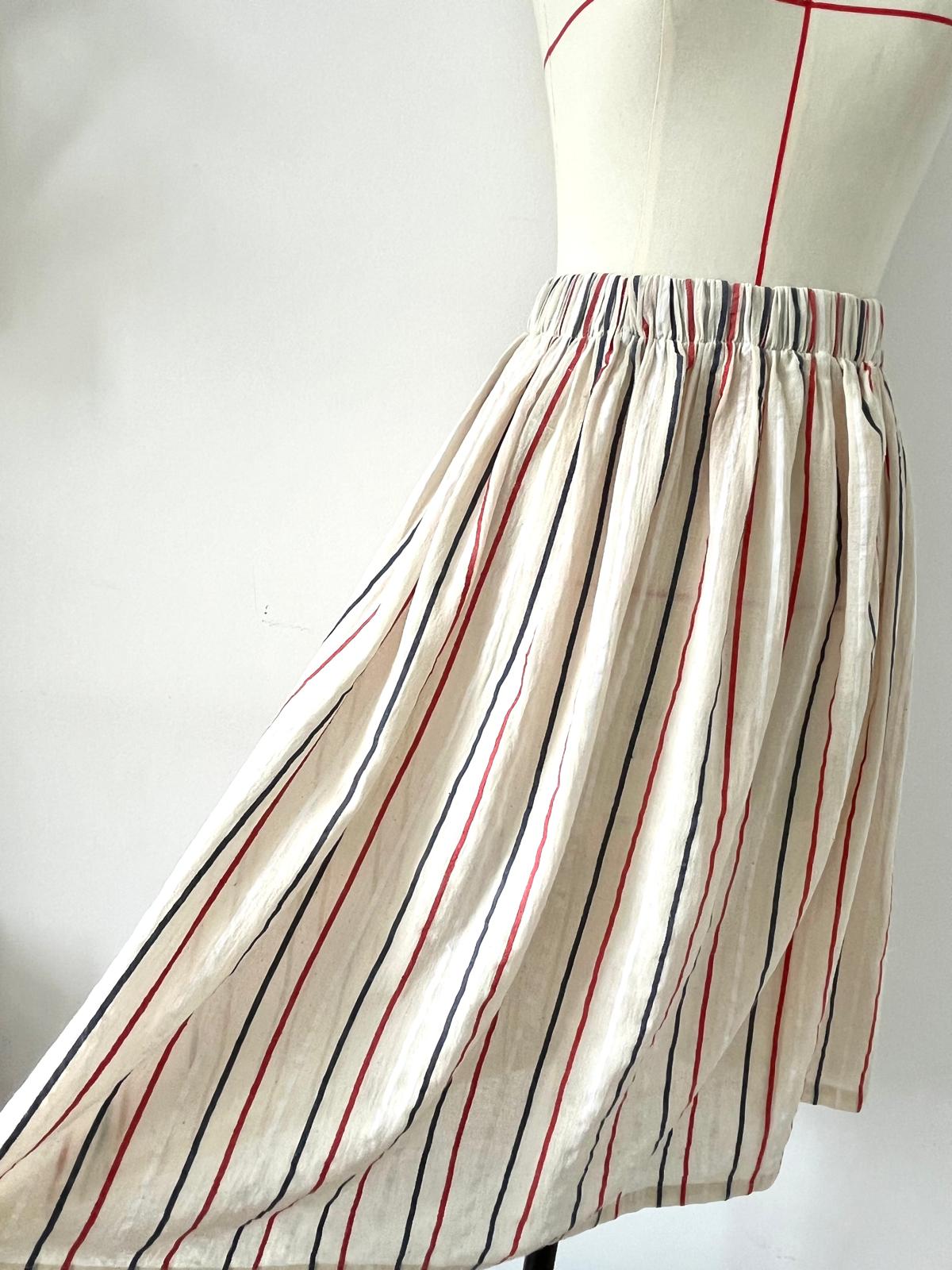 Rainbow Cotton Skirt