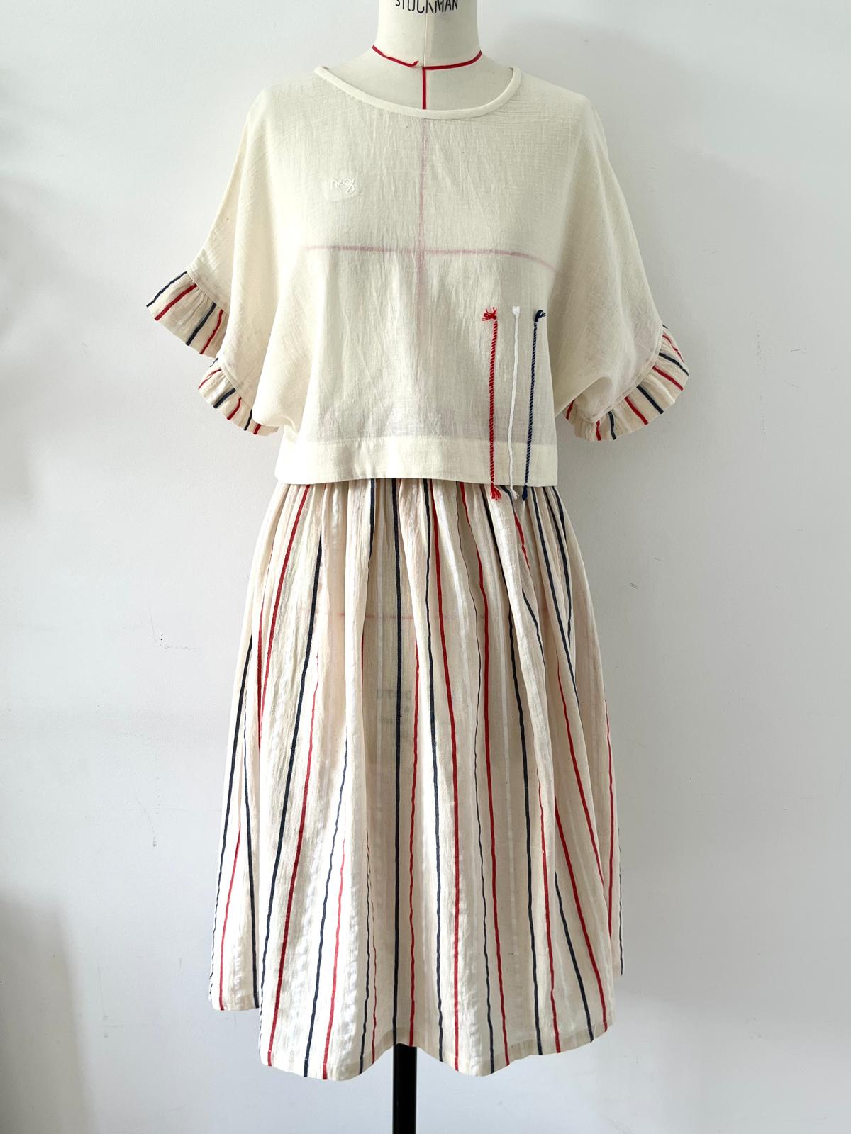 Cottage Garden Cotton Skirt and Top