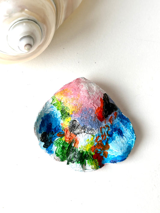 The Artist’s Palette Hand-Painted Brooch