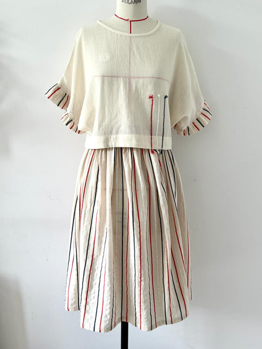 Cottage Garden Cotton Skirt and Top
