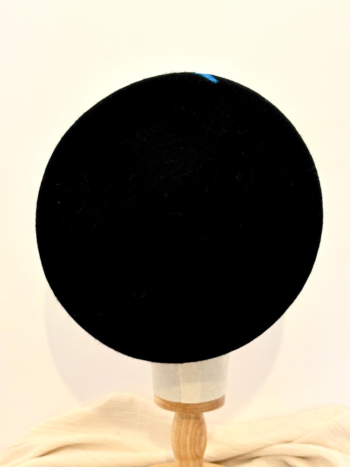 Black Bird Handpainted Wool Scarf